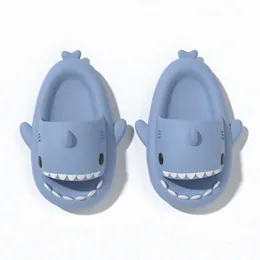 shark Summer Slippers Sliders Men Women Kids Slides Pink Blue Grey Memory Foam Sandals Soft Thick Cushion SlipperitOa#