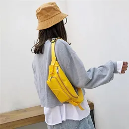 Bag Women Bags 2024 PU Leather Handbags Unisex Fashion Pure Color Shoulder Waterproof Crossbody Chest Sac Main Femme