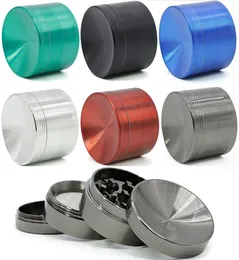 Newest Zinc Metal Rainbow Grinder 4 Layers Concave Herb Grinder 40mm Diameter Grinders Wax Smoking Accessories Herbal Tobacco Crus2862181