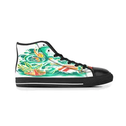 Designer Customs Buty DIY dla męskich kobiet Trenerzy Sports Gai Sneakers Shoe Black Dostosowanie hurtowe Color82