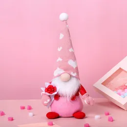 Dekorative Figuren Valentine Gnome H Valentinstag Dekor Ornamente süße Geschenke für ihn ihre gestufte Tablettparty