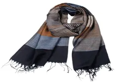 Mens Designer Scarf Long Stripes Fashion Scarves Thin Summer Fringe For Father039s Day Gift 1345734