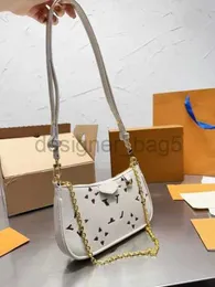 10a 품질 디자이너 가방 여성 크로스 바디 숄더 가방 체인 지갑 숙녀 끈 쉬운 파우치 스트랩 지갑 편지 엠보싱 꽃 줄무늬 고급 핸드백 M81066 M80349
