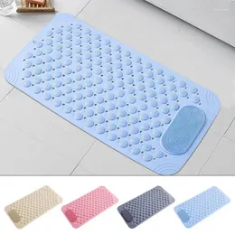 Bath Mats Shower Mat Non Slip Bathroom Soft And Machine Washable Anti Skid Safety Massage Foot Powerful Suction Cups