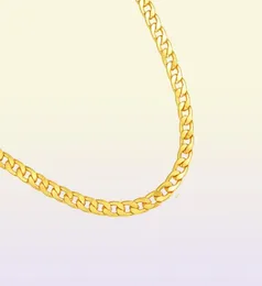 Классическая кубинская цепная колье 18K Goldrose Goldplatinum, покрытая модой, ювелирные ювелирные украшения хип -хоп Perfect Accessories Gift7409863