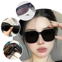 Solglasögon 2024 Koreansk stycke Polariserad kvinnlig uppsättning Myopia Glasögon Spegel Två använder Driving Tide Male Sunscreen