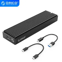 Enclosure ORICO M.2 NVME Enclosure M2 SATA NGFF USB Case Gen2 5/10Gbps PCIE SSD Case NGFF SATA SSD Box For 2230/2242/2260/2280 m2 SSD