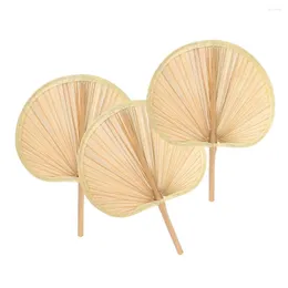 Decorative Figurines Cattail Fan Wall Fans Decor Banana Leaves Weaving Farmhouse Chinese Hand Handmade Cooling For Wedding Decors