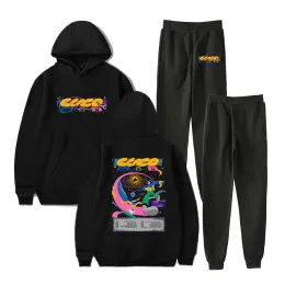 CUCO AUTCHHIKER TOUR MORTCH Casual Tracksuit Sets Mężczyźni Kobiety z kapturem bluza i dresowe 2 sztyfty kombinezony joggingowe