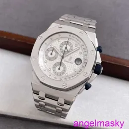 Ünlü AP Bilek Saati Royal Oak Ofshore Serisi Precision Steel Otomatik Mekanik Mens saati F61935, 185 mm'lik bir bilek çevresi ile