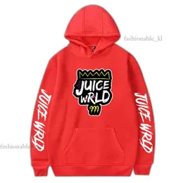 Juice Mens Hoodies Sweatshirts Juice Wrld Hoodie Harajuku Cool Style Hoodie Streetshirt Student Casual Korean Version mode storlek XS4XL 801