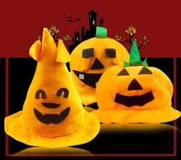 Halloween Gold Pumpkin Caps Caps Game Party Dancer Stage, realizando acessórios de decoração de decorações de ornamentos de acesso APORTS Scary 3 Item você 5802060