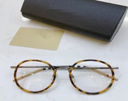 NYA BE1326 Kvinnor Round Fashion Designer Glasses Frame Metalapron Rim 5221145mm för receptbelagda glasögon Fullset Packing SHP4414453