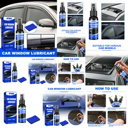 Novo novo atualização de 60 ml de janela de carro de lubrificante tira de borracha anti-rust elimina a janela de ruído lubrificante de amolecimento de manutenção acessórios automáticos