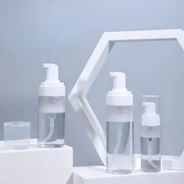 30ml/50ml Foaming Soap Bottle Empty Plastic Mousse Facial Cleanser Pump Bottle Refillable Lotion Shampoo Dispenser