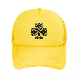 Ballkappen personalisierte keltische Schamrock -Klee Kelten Symbol Baseball Cap Hip Hop Frauen Männer verstellbarer Trucker Hut Frühling