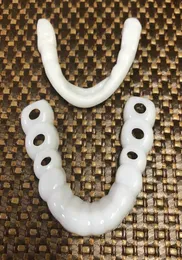 2 adet takma diş yapay parantezler yapay diş telleri beyazlatma takma diş dişleri kadınlar için protezler erkekler sağlık ve güzellik