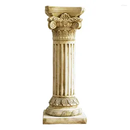 Figurine decorative cx tavolo da colonna romano in difficoltà Ornamento creativo soggiorno balcone da giardino
