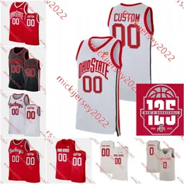 Jamari Wheeler Ohio State Buckeyes Basketball Jerseys Meechie Johnson Jr. Kaleb Wesson D. J. Carton EUGENE BROWN II Luther Muhammad Stitched Ohio State jersey