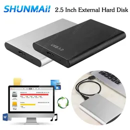 2.5 Inch Metal External Hard Disk Portable USB 3.0 Mobile Hard Drive 1TB External Hard Drive Plug and Play for Macbook Tablet PC 240415