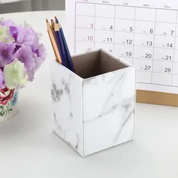 Кухонная хранение многократные кожаные квадратные ручки карандаши Holder Cup Cuptop Organizer Организатор Case Office Container Box