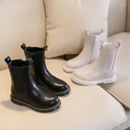 Boots Children's 2024 Sonbahar Moda Kızları Duman İngiliz Rüzgarı Büyük