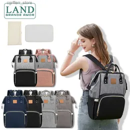 Bolsas de fraldas Autênticas Mamãe Bolsas de fraldas Mãe Mãe Viagem Backpacks Mochilas Anti-Loss Bag de enfermagem para bebês MPB01 L410