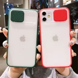 Dia Camera Objektiv Schutzhüllen für iPhone 11 12 Pro Max X XS XR Note 20 S21 Matt Clear PC Cover Telefonhülle ZZ