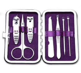 Whole7pcs Nail Tools Новое прибытие Manicure Set Nail Care Clippers ножницы