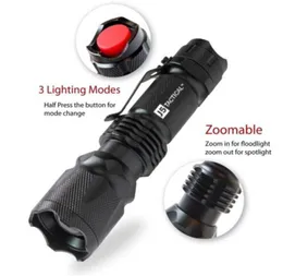 J5 Tactical V1pro Taschenlampe 300 Lumen Ultra hell hochwertige Werkzeuge zum Wandern von Jagdfischen und Camping DHL 3050936