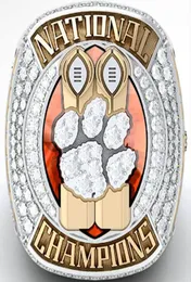 2018 2019 Clemson Tigers Final National Championship Ring Fan Men Gift Drop Drop Shipping9995259