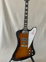 2 captadores 6 string guitarra elétrica vintage sunburst