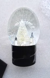 Cclasics Snow Globe, Noel Ağacı ile Araba Dekorasyon Kristal Top Özel Yenilik Hediye ile Noel Hediyesi Box4591584