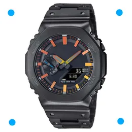 Casioak Sports Digital Quartz Men's Watch GM-B2100 Alloy LED Dial Full Function World Time Waterproof Oak Series 431