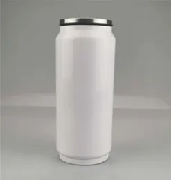 Sublimation Cola can DIY 450ml Water Bottle in Bulk Double Walled Stainless Steel Cola Shape Tumblers Insulated Vacuum with 148 K27706180