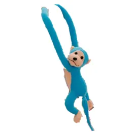 박제 봉제 동물 원숭이 장난감 유아용 사탕 색 롱 팔 꼬리 인형 유아 만화 동반자 장난감 아이 파티 호의 장식