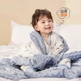 Blankets Doudou Velvet Padded Blanket Children Cotton Nap Baby Quilt Autumn And Winter.