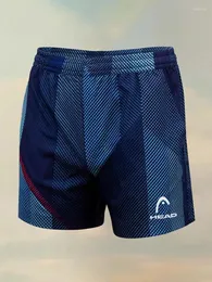 Mäns shorts huvud sommar tennis utomhussport som kör fitnes lös andas basket badminton träning byxor