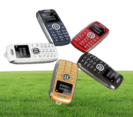 Mini Mobile Phones desbloqueados Dialer Bluetooth Celular 066 polegada com mãos pequenos telefone MP3 Magic Voice Dual Sim Menor Wirels7133241