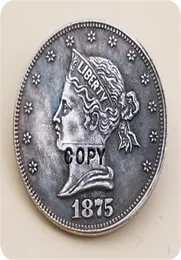 Copia replica USA 1875 20c Sailor Head venti centesimi Copia moneta5609537