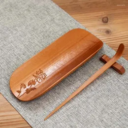 Set di stoviglie da 3 pezzi Set da cucchiaino di bambù portatile Utilizzo del ristorante tradizionale di casa cinese di casa