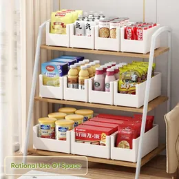 Kitchen Storage Sundries Organizer Box Cupboard Drawer Bathroom Basket Cabinet Desktop Spice Snack Makeup