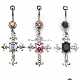 Navel Bell Button Rings Yyjff D0482 Belly Stud Mix Colors Drop Delivery Jewelry Body Dhogx