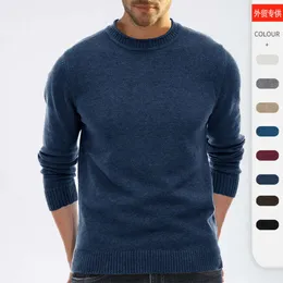 Herbst- und Winter -Herren -Langarm -Unterlagen -Unterlagen -Pullover -Pullover verdickter Strickpullover für Herren.