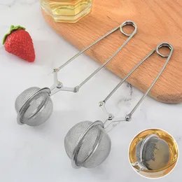 Tè di tè di alta qualità Infuser in acciaio inossidabile Sfera in maglia da tè da tè da tè al contatto per le erbe per le spezie diffusore a sfera per tè Strumenti Q966