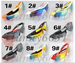 sommar nyaste stil endast solglasögon 9 färger solglasögon män cykel glas fina sport solglasögon bländande färgglasögon a 1831551