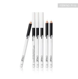 Menow P112 12 Piecesbox Makeup Silky Wood Cosmetic White Soft Eyeliner Pencil Makeup Highlighter Pencil3530066