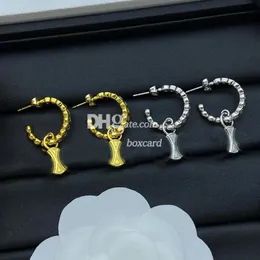 Новая медная медная серьга Dangler Luxury 18k Gold Servgs