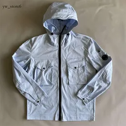 CP Company Jacket Мужские куртки весенняя и осенняя капюшона CP Componys Multi Pocket Lins Coremer Materal Material Мужская куртка CP повседневная молния на молнии 3520