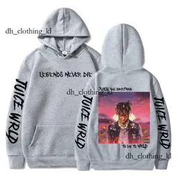 Erkek meyve suyu hoodies tasarımcı sweatshirts rapçi erkek kadınlar tişört sweatshirt moda hip hop harajuku juicewrlds kapüşonlu gündelik kazaklar siyah 557